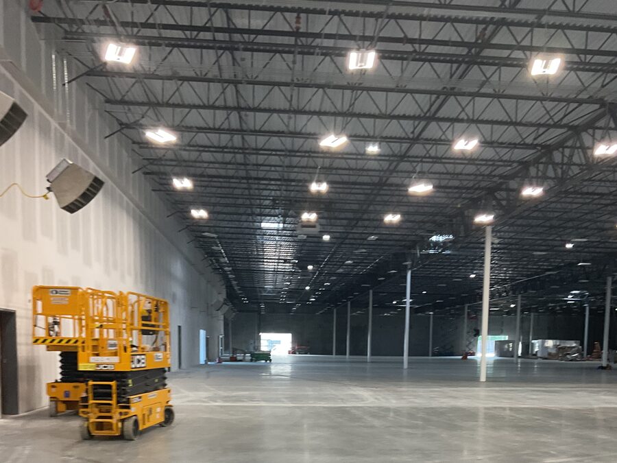 Commercial Interior, Exposed Structure, Charlottesville, VA